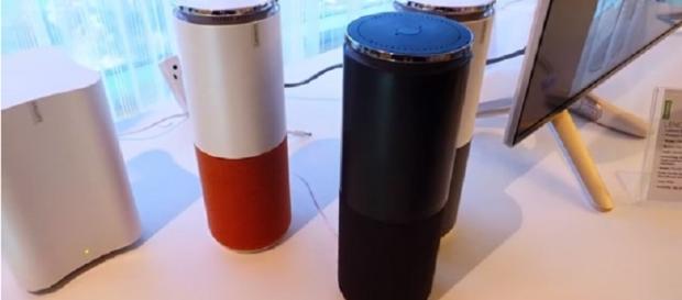 Harmon Kardon Invoke speaker with Cortana launched for $199. Image credit:Engadget/YouTube screenshot. Harmon Kardon Invoke speaker with Cortana launched for $199. Image credit:Engadget/YouTube screenshot.