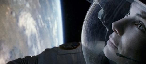 Screen cap from the film Gravity Screen cap from the film Gravity