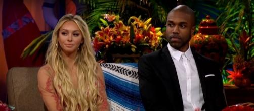 Corinne Olympios reunites with DeMario Jackson amid dating rumors. (Image Credit: Anna Marie/YouTube)