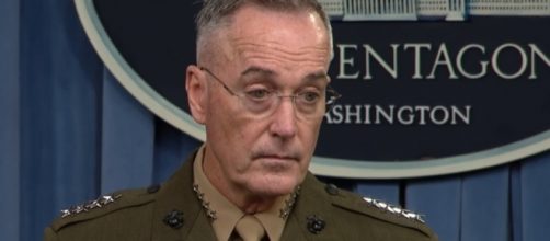 Gen. Joseph Dunford press briefing about Niger ambush / [Image credit: PBS Newshour/YouTube]