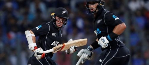 Latham and Taylor batting, 1st ODI, Mumbai: NZ beat India ... - hindustantimes.com