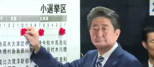 Prime Minister Shinzo Abe won Japan snap election on Monday. Image Credit: Al Jazeera English/ YouTube screencap