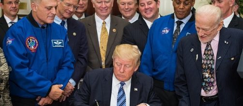 Trump orders the revival o fthe National Space Council. [Image Credit: NASA/ Wikimedia Commons]