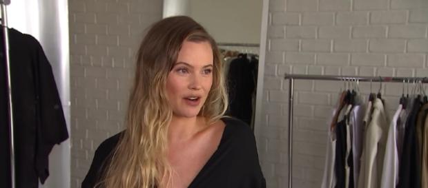 Behati Prinsloo talked about pregnancy cravings on social media. Image credit: AccessHollywood/YouTube Behati Prinsloo talked about pregnancy cravings on social media. Image credit: AccessHollywood/YouTube