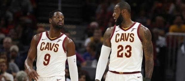 LeBron wants Wade to get going - (Image Credit: YouTube/Cavs) LeBron wants Wade to get going - (Image Credit: YouTube/Cavs)