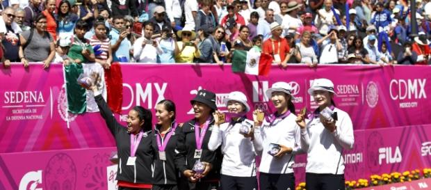 México gana medalla de plata Foto por World Archery México gana medalla de plata Foto por World Archery