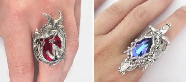 Peças artesanais inspiradas em ''Game of Thrones'' (Fotos: Reprodução/Daedra Jewelry) Peças artesanais inspiradas em ''Game of Thrones'' (Fotos: Reprodução/Daedra Jewelry)