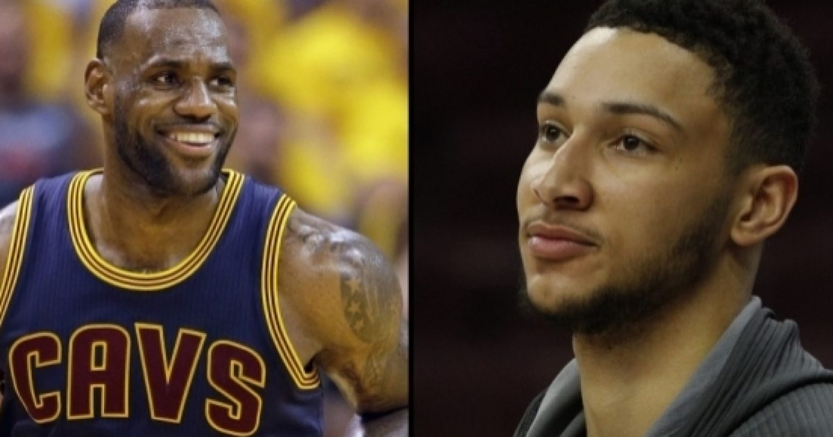 LeBron James Congratulates Ben Simmons On His First Career Triple Double