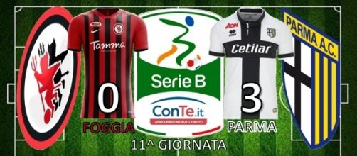 Terminato 0-3 il match dell'11^ giornata di Serie B tra Foggia e Parma