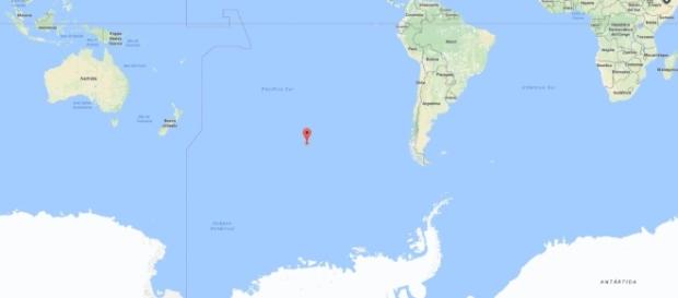 Il Punto Nemo, la sua collocazione nell'oceano Pacifico. Il Punto Nemo, la sua collocazione nell'oceano Pacifico.