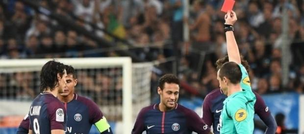 Neymar expulsé pour son premier OM-PSG - leparisien Neymar expulsé pour son premier OM-PSG - leparisien