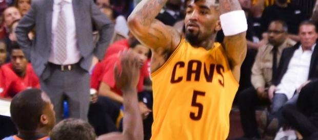 .R. Smith talks about the Cavs new starting lineup. (Image Credit - Eric Drost/Wikimedia) .R. Smith talks about the Cavs new starting lineup. (Image Credit - Eric Drost/Wikimedia)