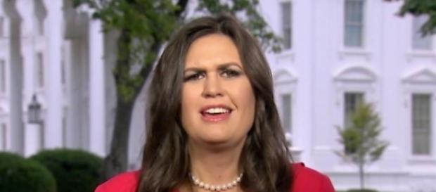 Sarah Huckabee Sanders, via YouTube Sarah Huckabee Sanders, via YouTube