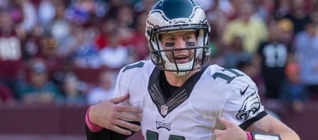 Wentz completed 17 of 25 throws for 268 yards (Image Credit: Keith Allison/WikiCommons) Wentz completed 17 of 25 throws for 268 yards (Image Credit: Keith Allison/WikiCommons)