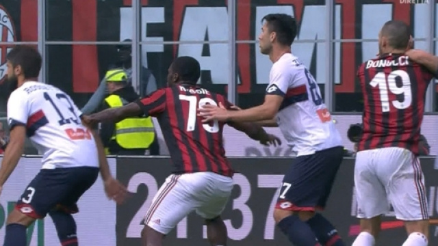 Bonucci, espulsione per una gomitata a Rosi - Corriere dello Sport - corrieredellosport.it