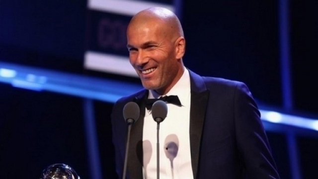 Zinedine Zidane entraîneur de l'année 2017