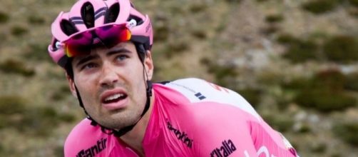 Tom Dumoulin, maglia rosa all'ultimo Giro d'Italia