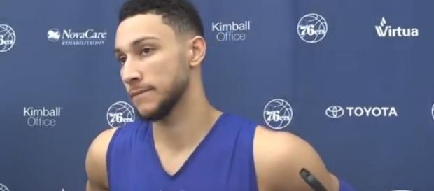 Ben Simmons 76ers vs Grizzlies Pregame Interview Image - DaHoopSpot Productions | YouTube Ben Simmons 76ers vs Grizzlies Pregame Interview Image - DaHoopSpot Productions | YouTube