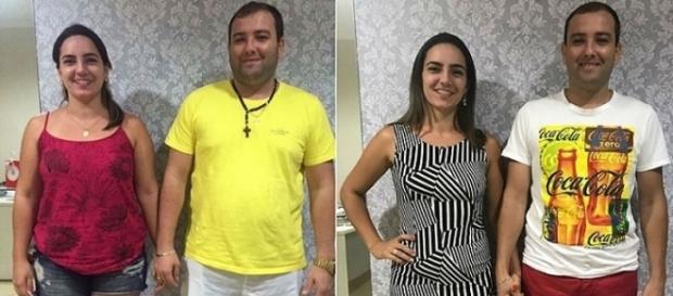 Casal perdeu juntos 42kg em 3 meses Casal perdeu juntos 42kg em 3 meses