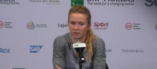 Elina Svitolina during a press conference in Singapore. (Image Credit: WTA channel/YouTube screencap) Elina Svitolina during a press conference in Singapore. (Image Credit: WTA channel/YouTube screencap)