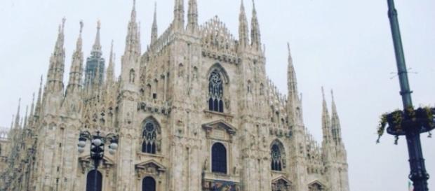 Immagine che ritrae il Duomo di Milano. Immagine che ritrae il Duomo di Milano.