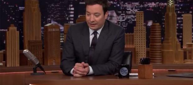 Jimmy Fallon pendant le Tonight Show de lundi soir Jimmy Fallon pendant le Tonight Show de lundi soir