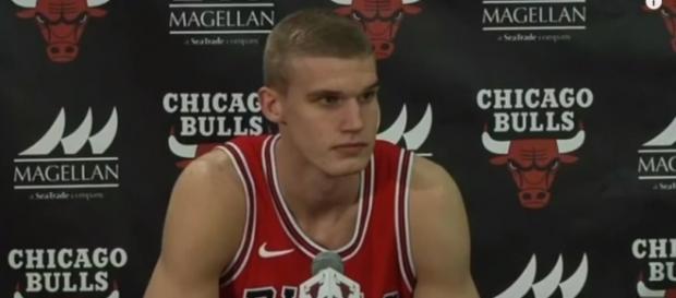 Markkanen talks to the Chicago media - image - NBA Network/Youtube Markkanen talks to the Chicago media - image - NBA Network/Youtube