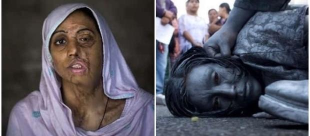 Mulheres vítimas de violência doméstica Mulheres vítimas de violência doméstica