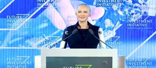 Sophia the humanoid robot has been granted Saudi citizenship [Image credit: CNBC/YouTube]