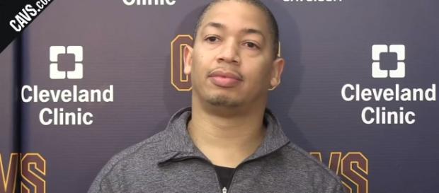 Cleveland Cavaliers head coach Tyronn Lue (via YouTube - NBA Center) Cleveland Cavaliers head coach Tyronn Lue (via YouTube - NBA Center)