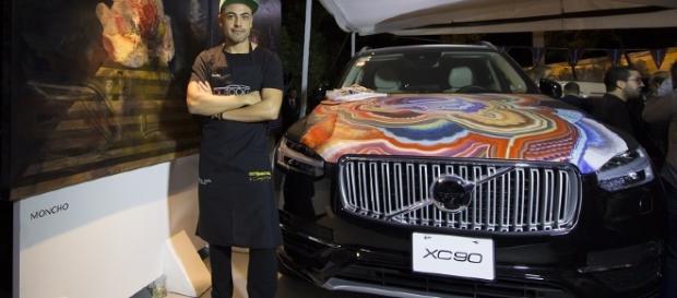 El es Moncho, El artista tras la obra en la XC90 de Volvo El es Moncho, El artista tras la obra en la XC90 de Volvo