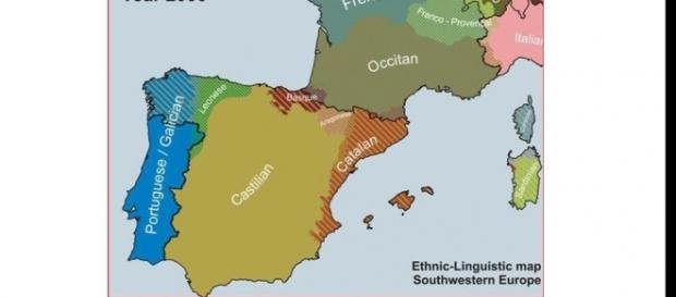 Ethnic-Linguistic map of Southwestern Europe, c. 2000 Ethnic-Linguistic map of Southwestern Europe, c. 2000