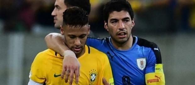 Neymar e Suarez são muito amigos Neymar e Suarez são muito amigos