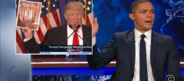 Trevor Noah and Trump - opiod crisis - Image credit - TDS | Vimeo Trevor Noah and Trump - opiod crisis - Image credit - TDS | Vimeo