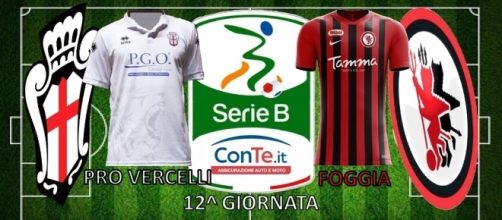 Pro Vercelli e Foggia si sfideranno nella 12^ giornata del campionato di Serie B ConTe.it 2017/18