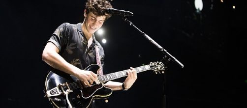 Shawn Mendes during his performance [Image Credit: Josiah VanDien/Wikimedia]