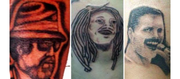 As piores tatuagens feitas em homenagem a grandes músicos As piores tatuagens feitas em homenagem a grandes músicos