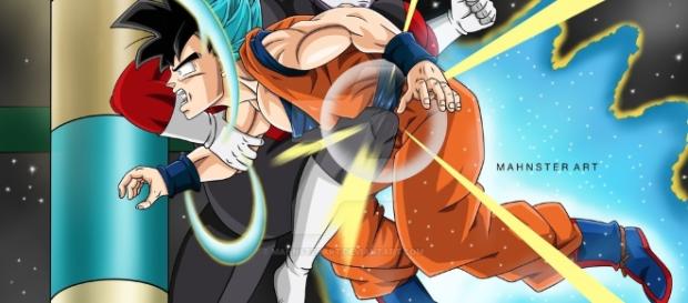 Jiren y Goku en una nueva pelea Jiren y Goku en una nueva pelea