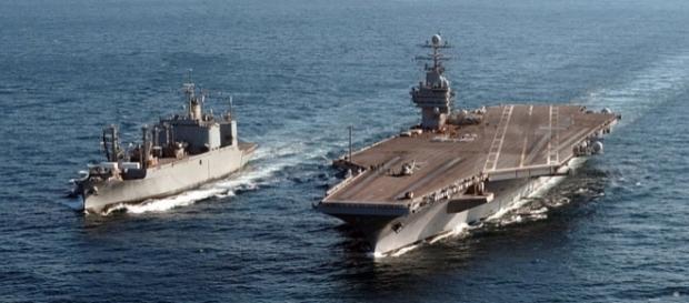 USS Theodore Roosevelt in Atlantic Ocean. (Image courtesy of Randall Damm – Wikimedia Commons) USS Theodore Roosevelt in Atlantic Ocean. (Image courtesy of Randall Damm – Wikimedia Commons)