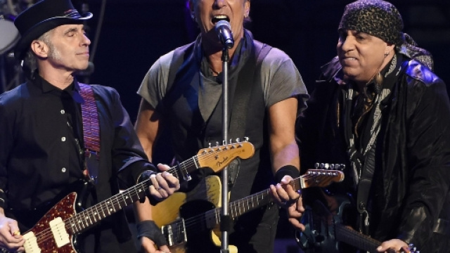 Bruce Springsteen con Nils Lofgren e Little Steven.
