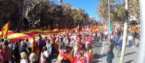300,000 rally in Barcelona to reject the independence declaration / A.S. Own work