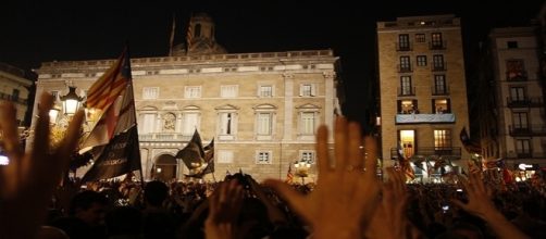 Declaración de la Repúblcia catalana, Plaza sant Jaume