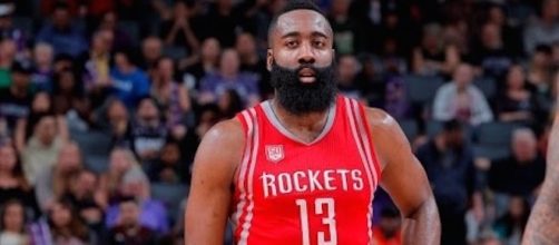 James Harden achieved a triple-double Friday night in Houston's win over Charlotte. [Image via NBA/YouTube]