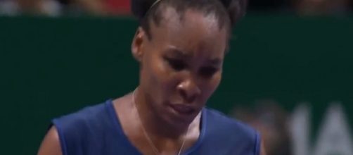Venus Williams during a match in Singapore 2017/ Photo: screenshot via WTA official channel on YouTube