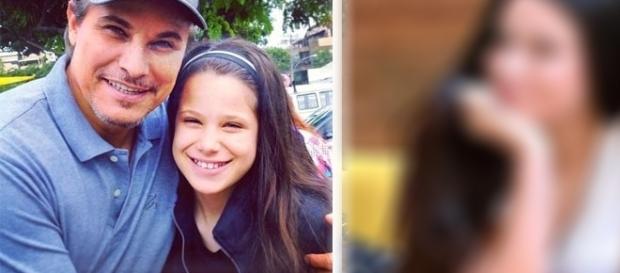 Ela está definitivamente a cara do pai (Foto: Reprodução/Instagram) Ela está definitivamente a cara do pai (Foto: Reprodução/Instagram)