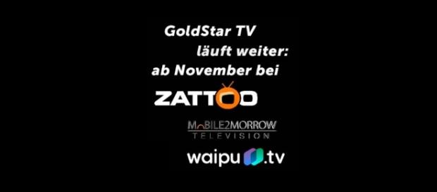 GoldStar TV verschwindet am 31.10.2017, 24 Uhr bei Sky und ist über diese Plattformen weiter verfügbar / Foto: MainstrainMedia AG, Montage GoldStar TV verschwindet am 31.10.2017, 24 Uhr bei Sky und ist über diese Plattformen weiter verfügbar / Foto: MainstrainMedia AG, Montage