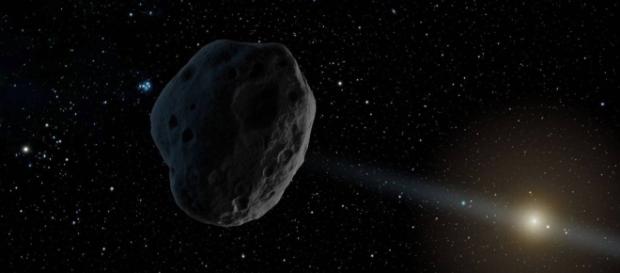 Ilustração artística de possível asteroide ou cometa que passou pela Terra. (Crédito: NASA/JPL-Caltech) Ilustração artística de possível asteroide ou cometa que passou pela Terra. (Crédito: NASA/JPL-Caltech)