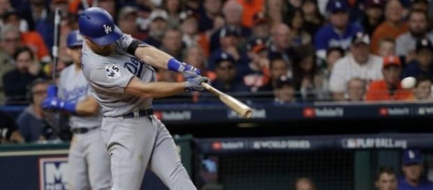 Logan Forsythe se fue de 3-1 con una remolcada clave en la 7ma entrada para empatar el partido a 1. FanRagSports.com. Logan Forsythe se fue de 3-1 con una remolcada clave en la 7ma entrada para empatar el partido a 1. FanRagSports.com.