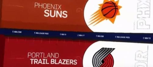 The Portland Trail Blazers hosted the Phoenix Suns on October 28. -- YouTube screen capture /