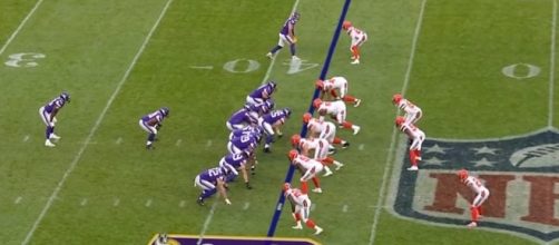 The Minnesota Vikings played the Cleveland Browns in London on October 29. -- YouTube screen capture / NFL